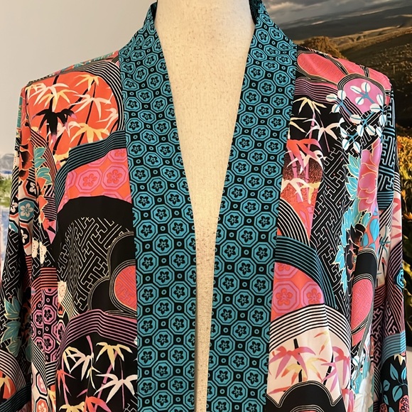 Bob Mackie Open Front Jacket - Picture 2 of 10